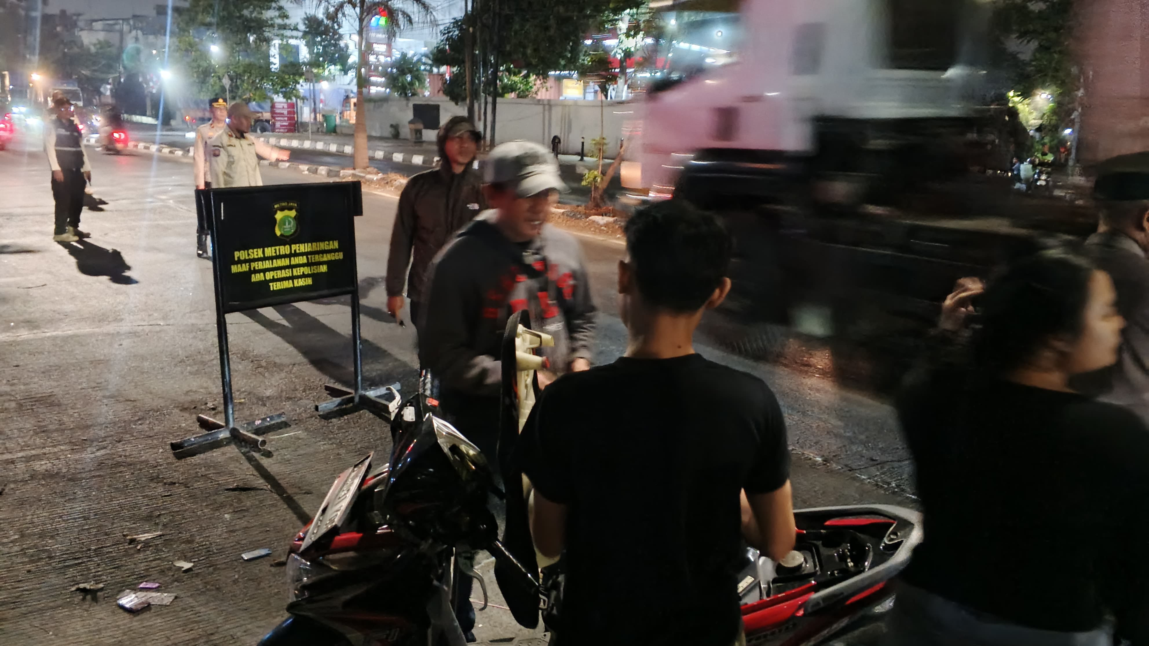 Polsek Metro Penjaringan Gelar KRYD, 9 Motor Tanpa Surat Diamankan