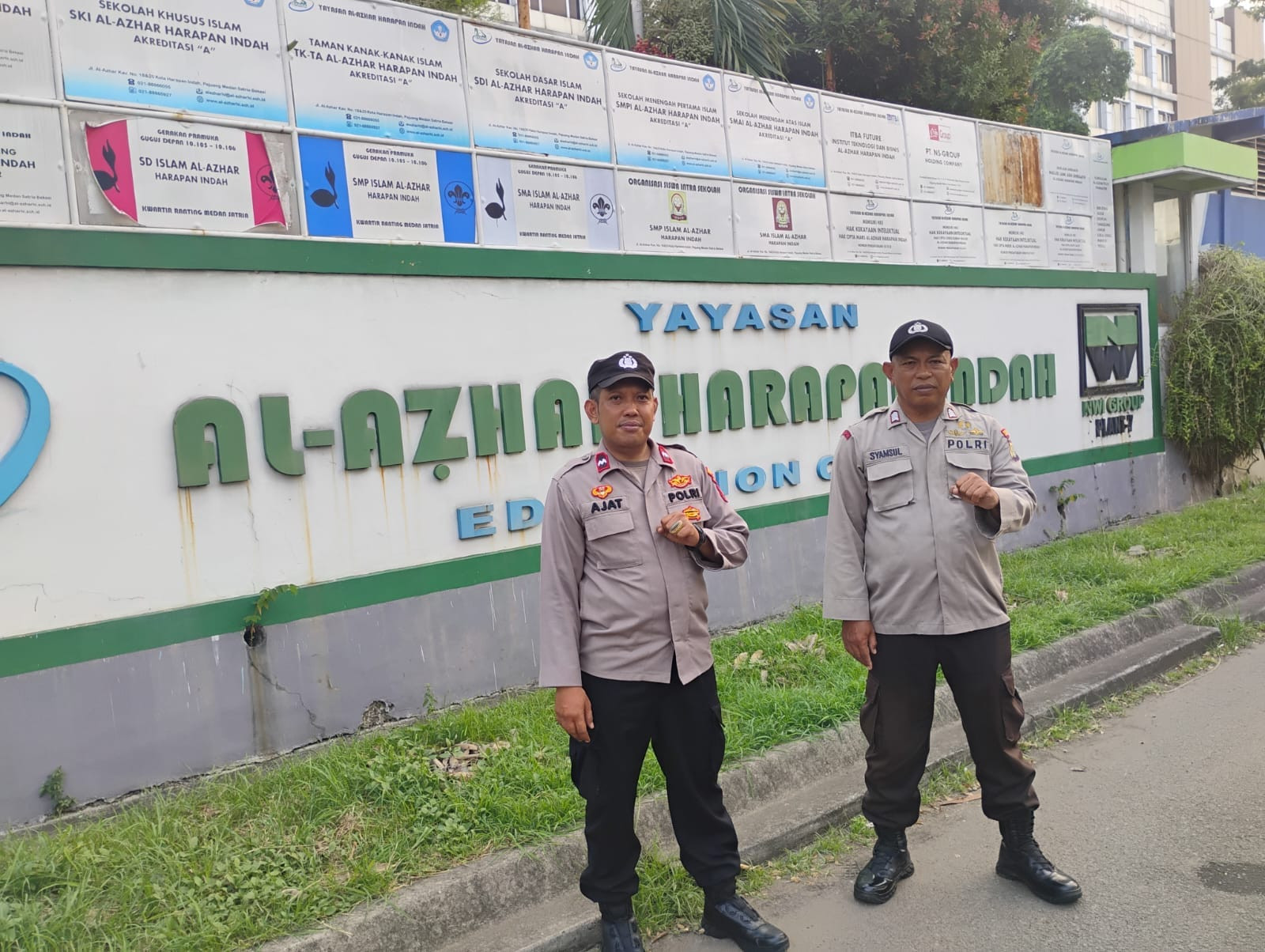 Personil Polsek Medansatria Melaksanakan Patroli Mobile Wilayah Titik Rawan Kejahatan