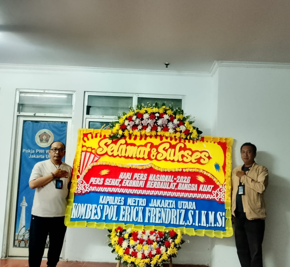 Ketua Media Online Polres Metro Jakarta Utara Apresiasi Kapolres Metro  Jakut di Momentum HPN 2026