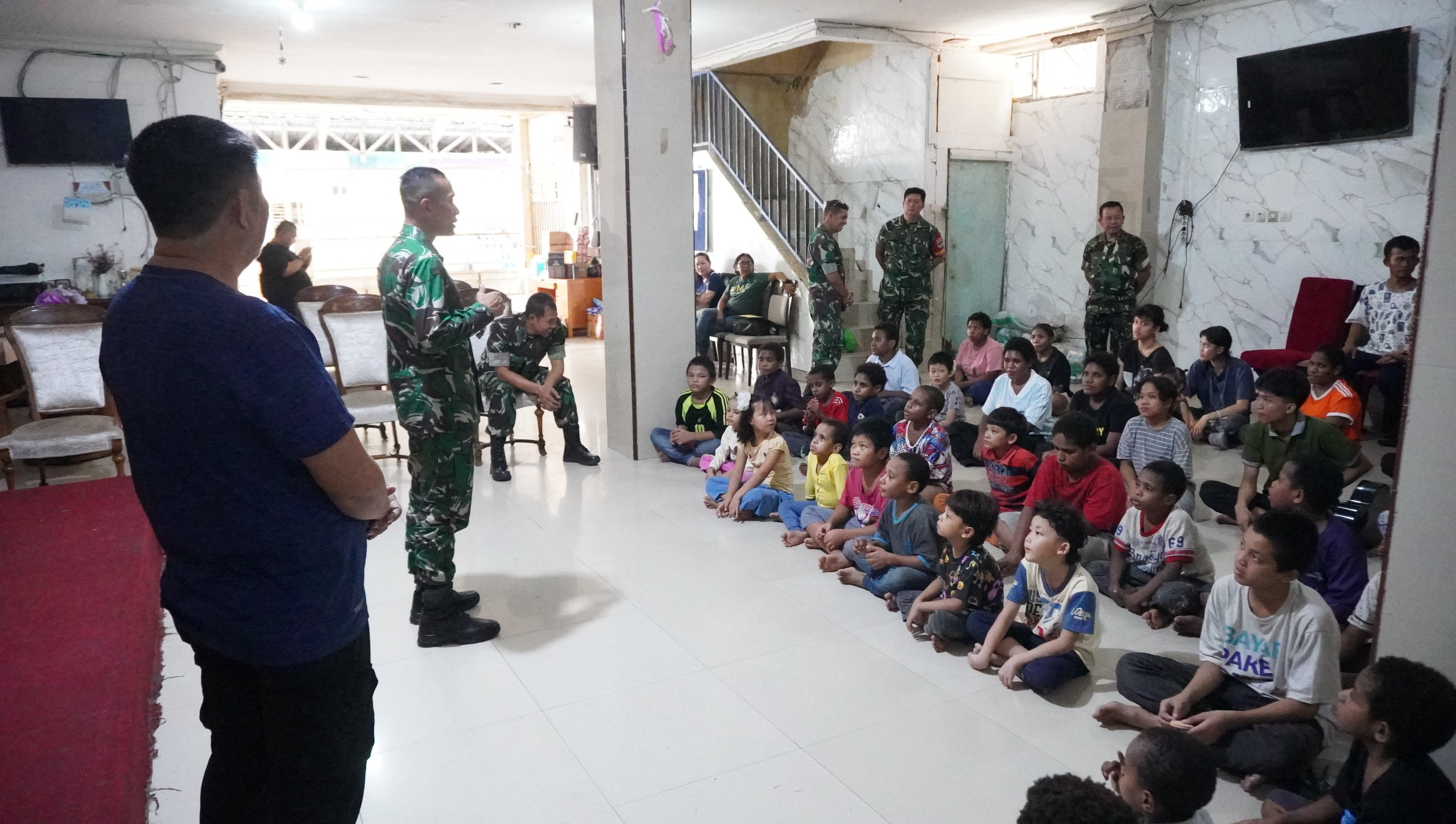 Dandim 0502/Jakarta Utara Tebar Kepedulian, Berbagi Semangat di Yayasan Pondok Kasih Agape