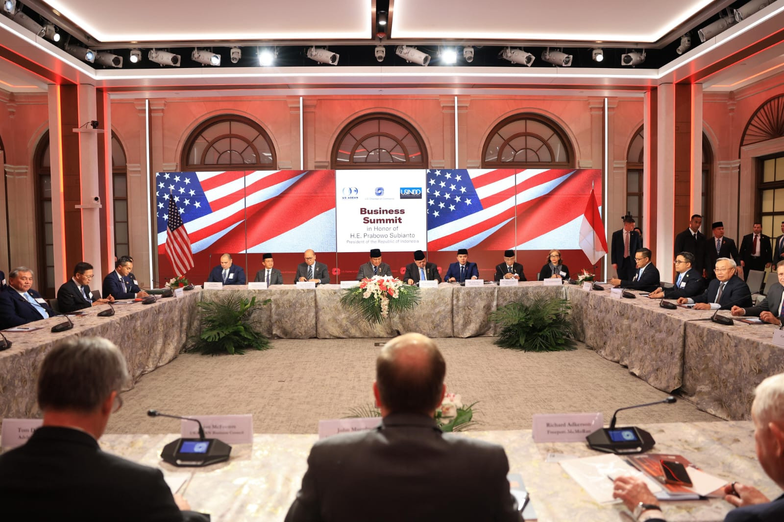 Di Depan Pengusaha AS,Prabowo: Kami Yakin Indonesia Negara Menarik untuk Investasi