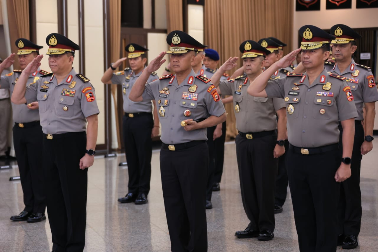 Kapolri Pimpin Korps Raport 38 Pati Polri Termasuk Dua Jenderal Bintang Tiga