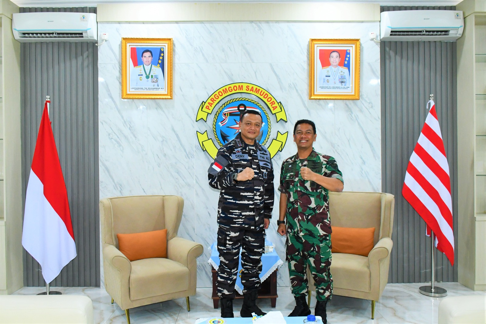 Komandan Kodaeral I Terima Courtesy Call Komandan Lanud Soewondo