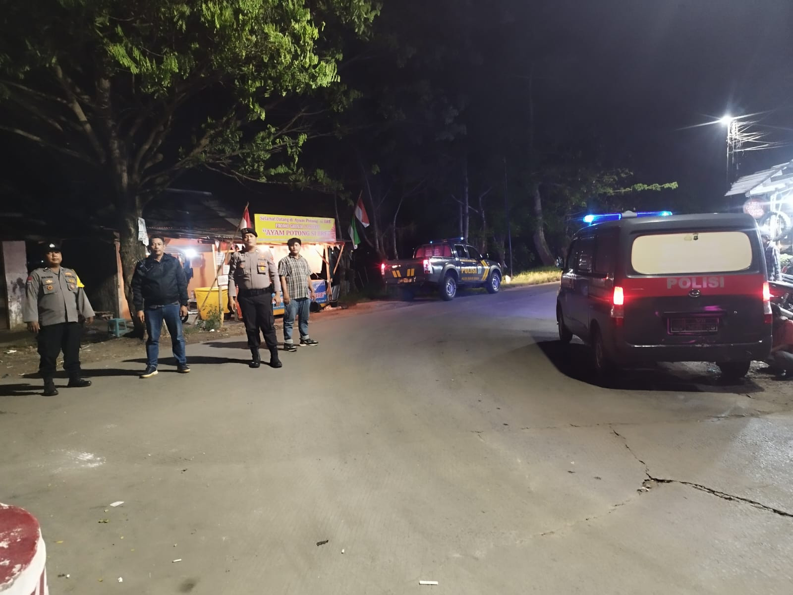 Polsek Cabangbungin Gelar Patroli Biru Preventif, Cegah Aksi Kriminal dan Balap Liar di Perbatasan Bekasi