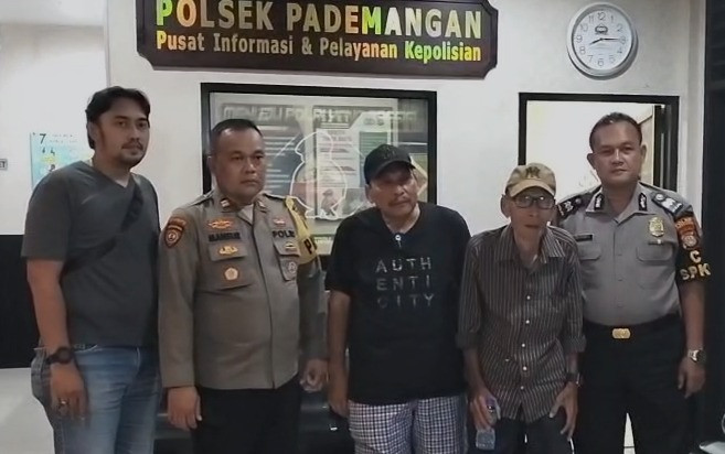 Kakek Tersesat Saat Gowes, Polisi Polsek Pademangan Sigap Membantu Pulang