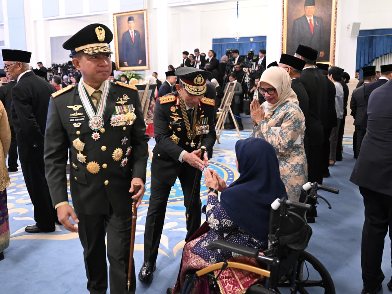 Panglima TNI Hadiri Pengucapan Sumpah Wakil Ketua MA dan Pelantikan Kepala serta Wakil Kepala BRIN di Istana Negara