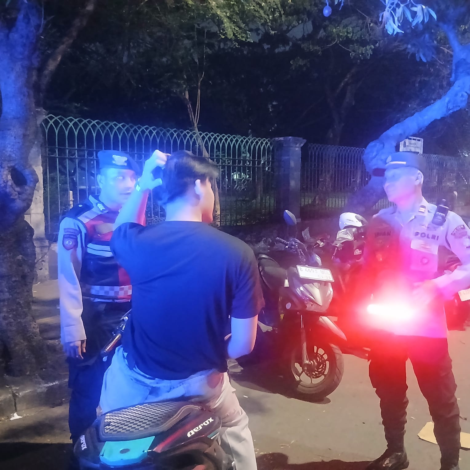 Polsek Koja Intensifkan Patroli Malam, Motor Tanpa Surat Berhasil Diamankan