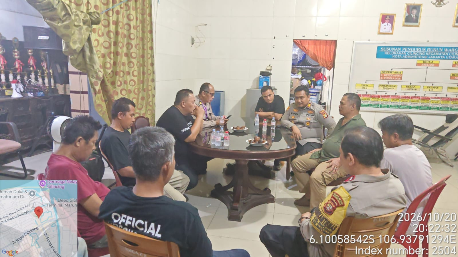 Cegah Tawuran Remaja, Polsek Cilincing Perkuat Sinergi dengan Pengurus RT/RW