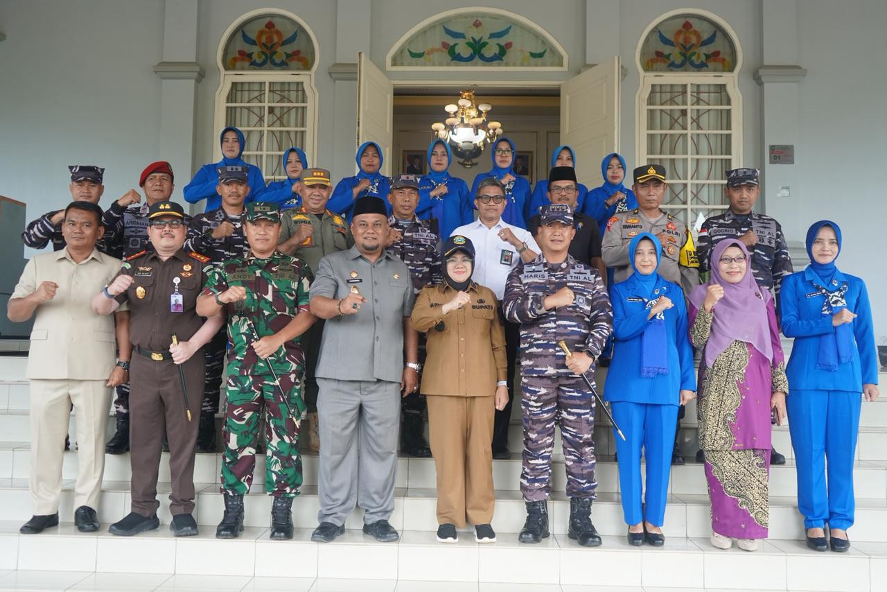 Perkuat Diplomasi Maritim di Negeri Istana, Danlanal Dumai Tegaskan Komitmen Kerjasama Dengan Pemerintah Kabupaten Siak