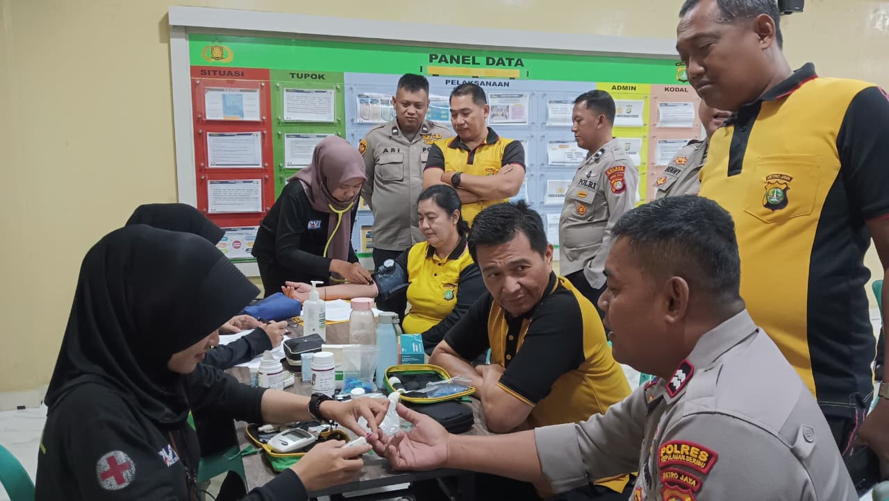 Sidokkes Polres Kepulauan Seribu Gelar Pemeriksaan Kesehatan dan Penyuluhan Gigi Mulut bagi Peserta Prolanis