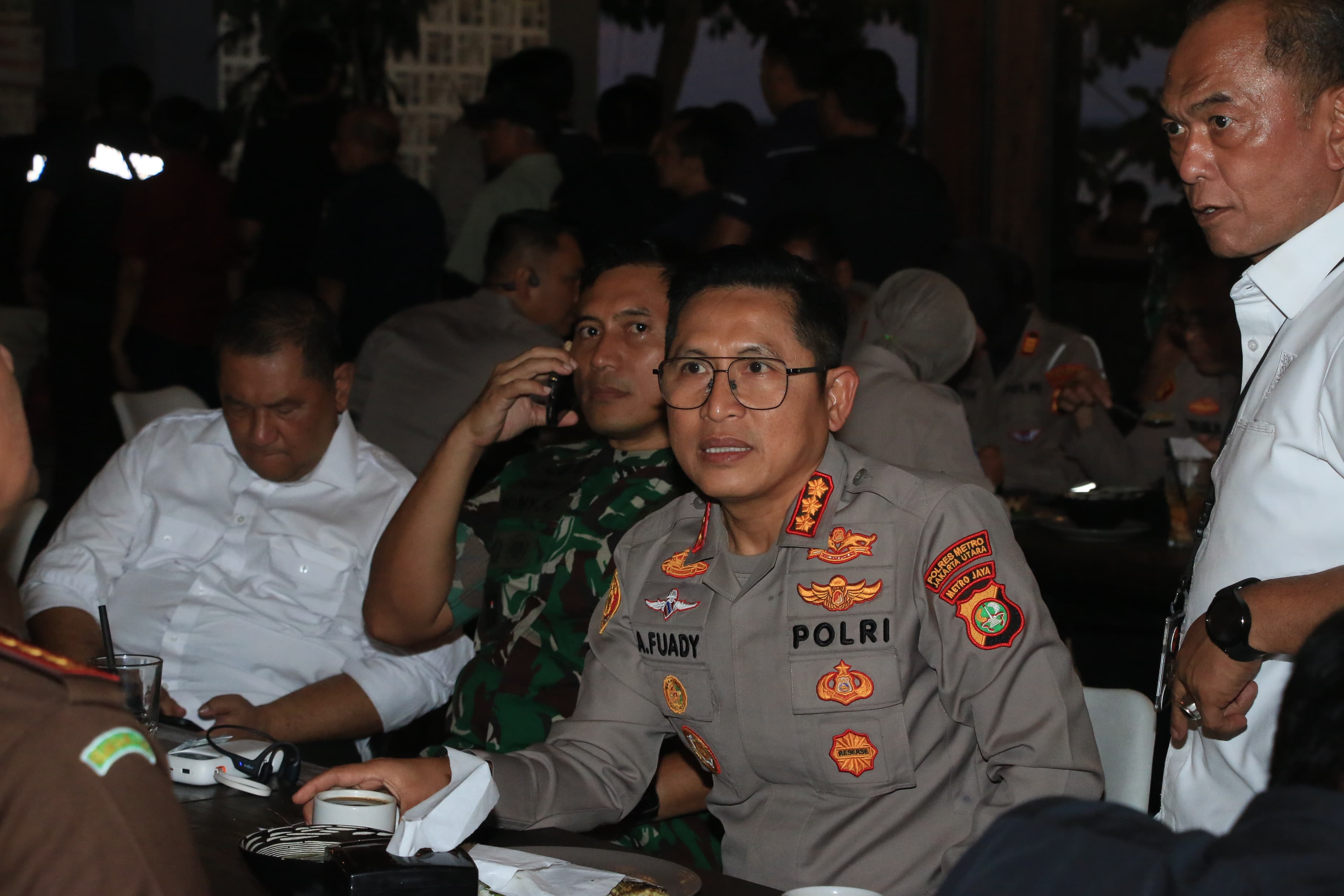 Kapolres Metro Jakarta Utara Hadiri Acara Syukuran dan Halal Bihalal Bersama Forkopimko di Ancol