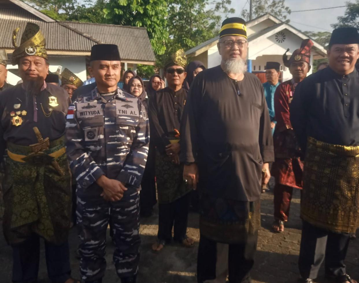 Danlanal Bintan Hadiri Kenduri Merohom Bukit Batu, Jaga Tradisi dan Budaya Bangsa Sebagai Fondasi Pertahanan