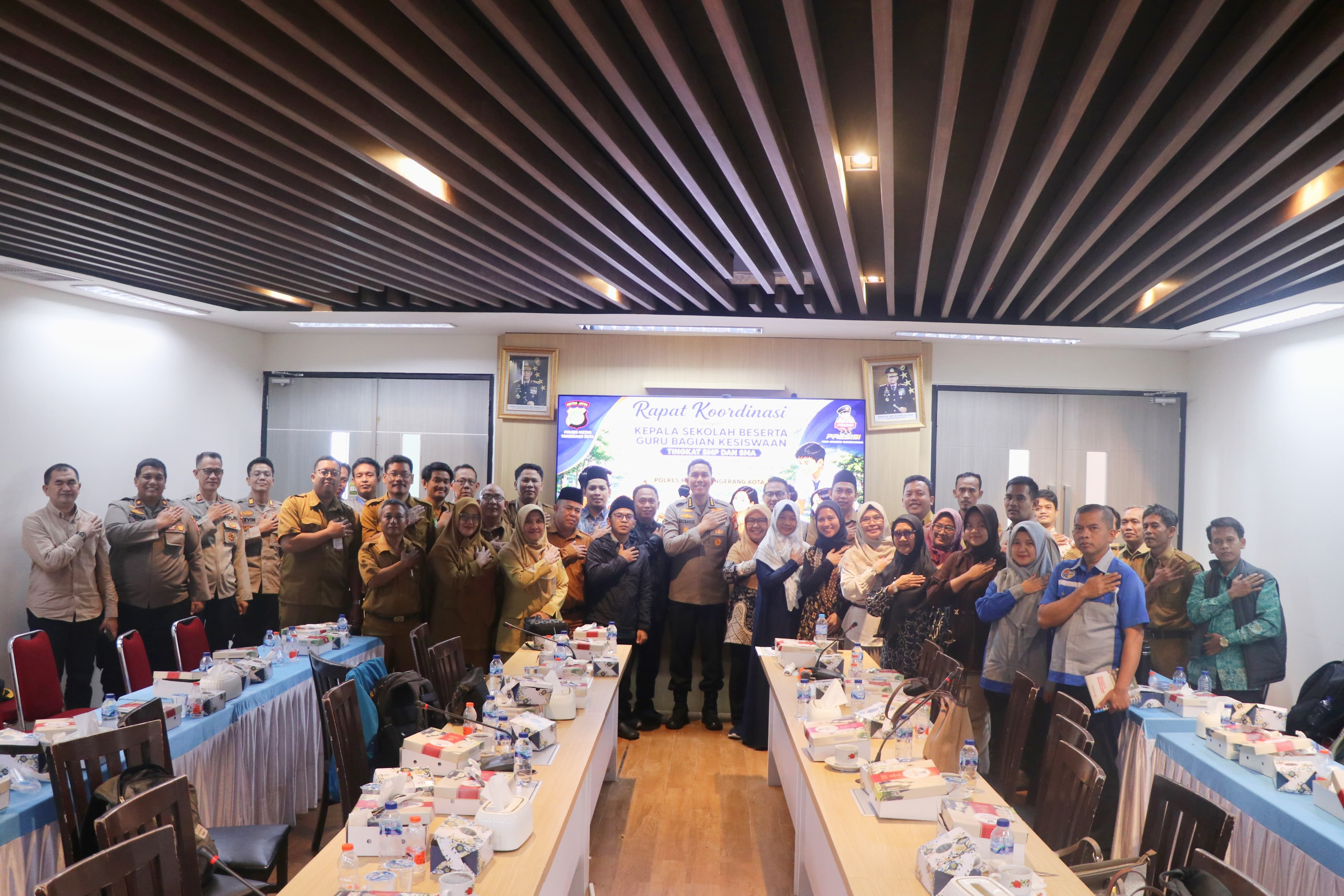 Cegah Tawuran Pelajar, Polres Tangerang Kota Gandeng Guru: Jangan Labeli Anak Nakal