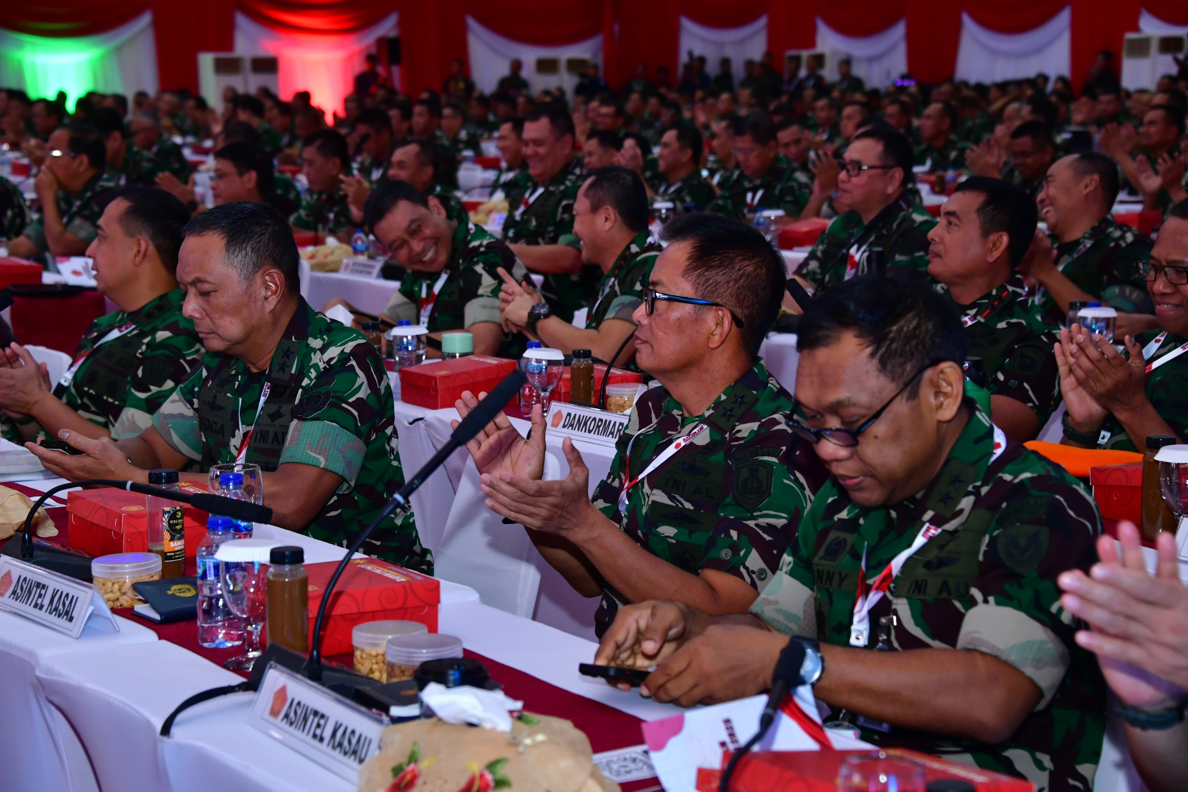 Komandan Lanal Bandung Hadiri Rapat Pimpinan (Rapim) TNI Tahun 2025