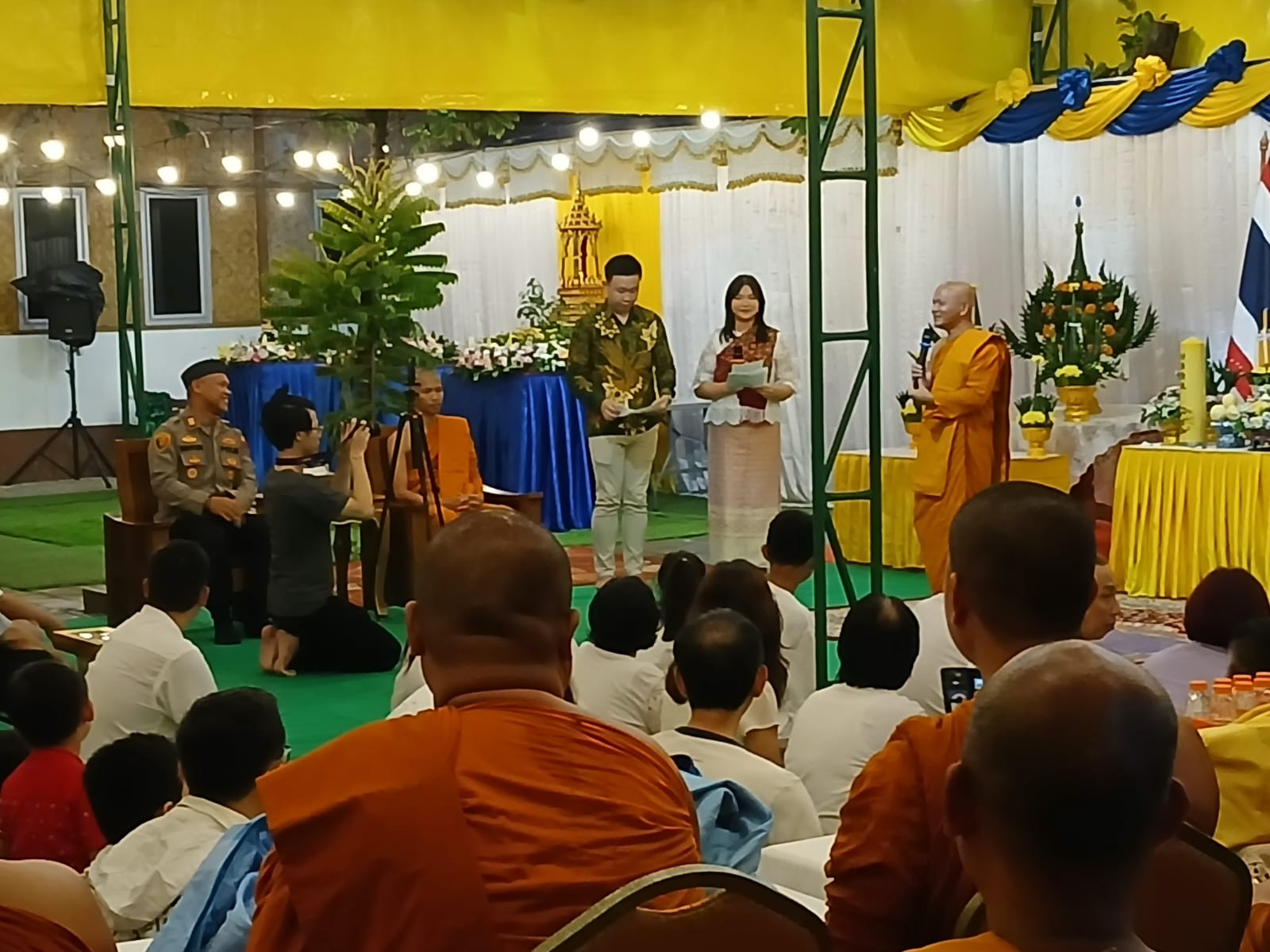 Kapolsek Bekasi Barat Hadiri Peringatan Waisak 2025 di Pondok Meditasi Asri Jakasampurna