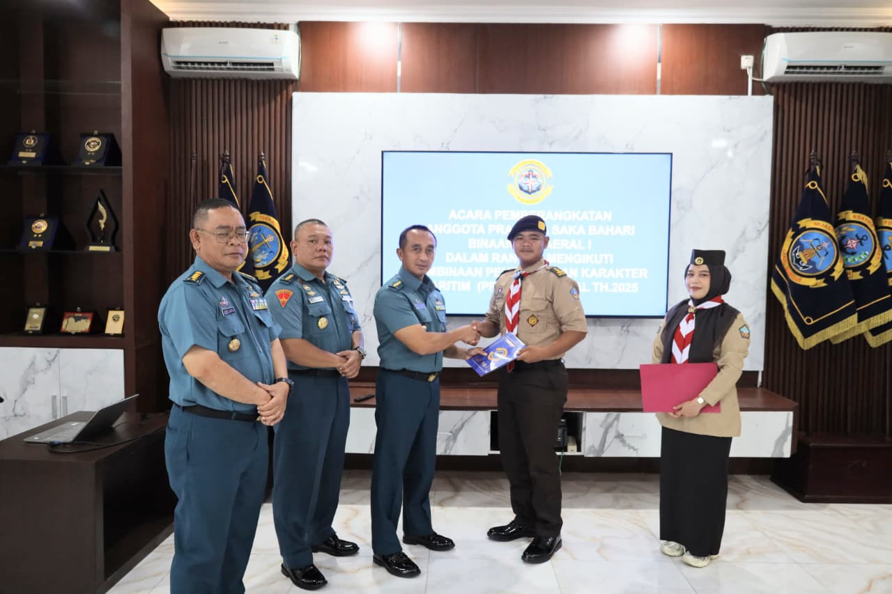 Kodaeral I Berangkatkan Anggota Pramuka Saka Bahari Ke PPKM Pusteral