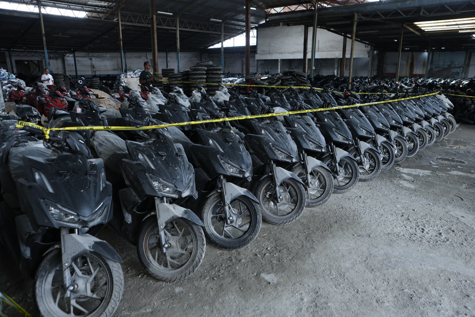 Polda Metro Jaya Bongkar Gudang Ribuan Motor Diduga untuk Ekspor Ilegal