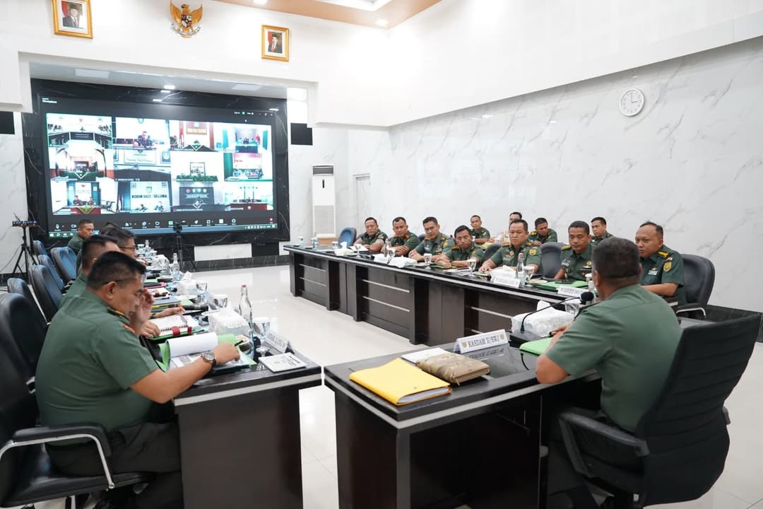 Dandim 0418/Palembang Sampaikan Paparan Rencana Rehabilitasi Makoramil secara Swakelola Tahap IV Tahun Anggaran 2024