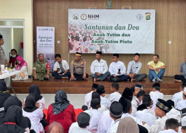 Polsek Kepulauan Seribu Utara Gelar Santunan dan Doa Bersama 190 Anak Yatim, Wujud Nyata Polri Peduli