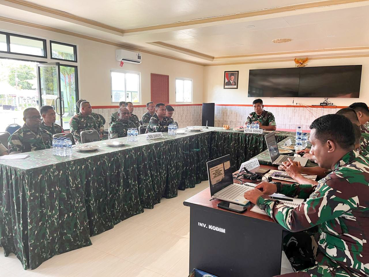 Kodim 1710/Mimika Gelar Sidang Pankar UKP Periode 1 Oktober 2026