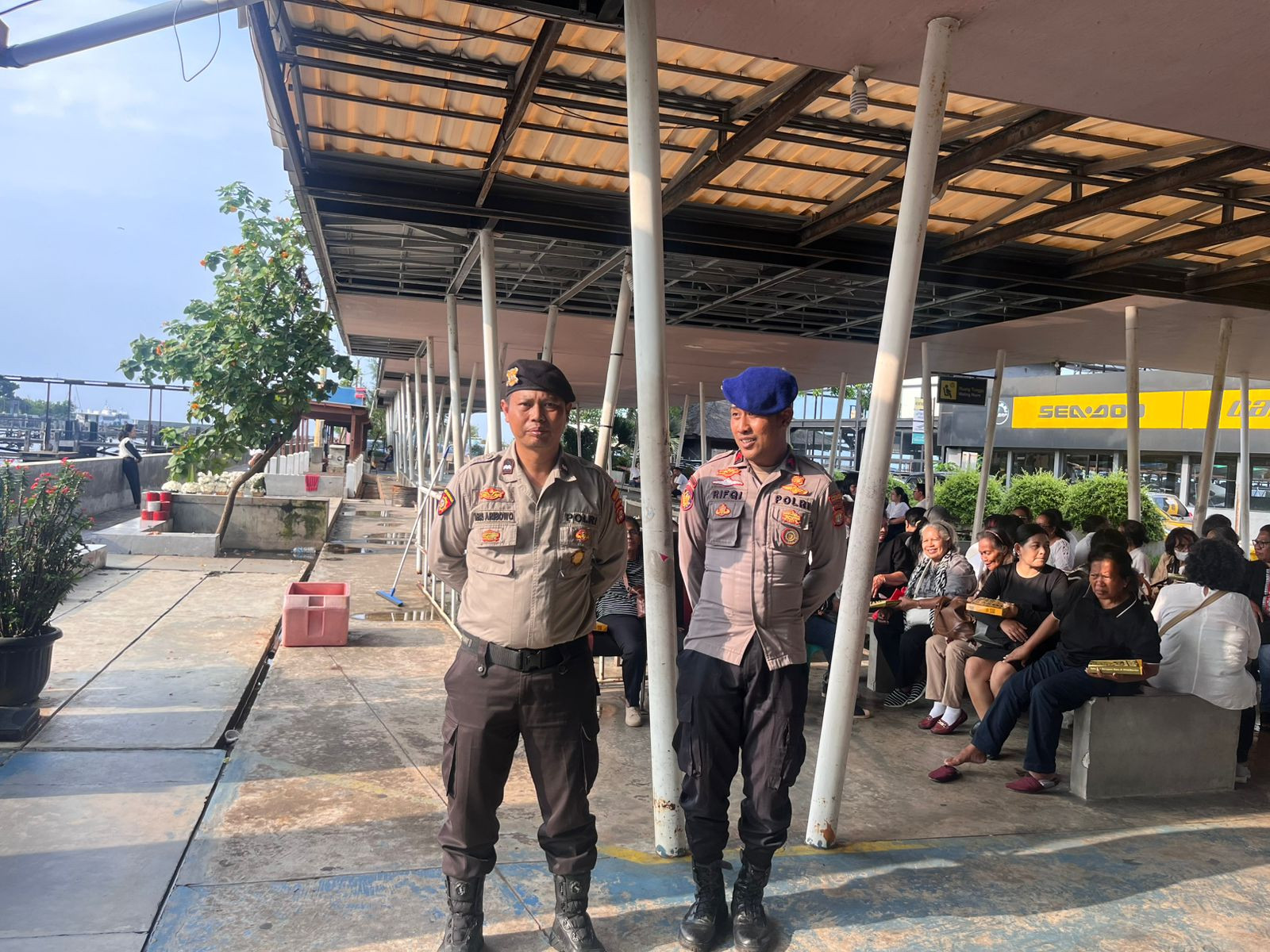 Polres Kepulauan Seribu Rutin Gelar Strong Point di Dermaga, Utamakan Keselamatan Penumpang