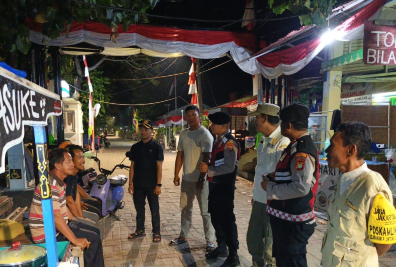 Layanan Polisi 110 Disosialisasikan, Polsek Kepulauan Seribu Selatan Imbau Warga Waspada Angin Kencang dan Ombak