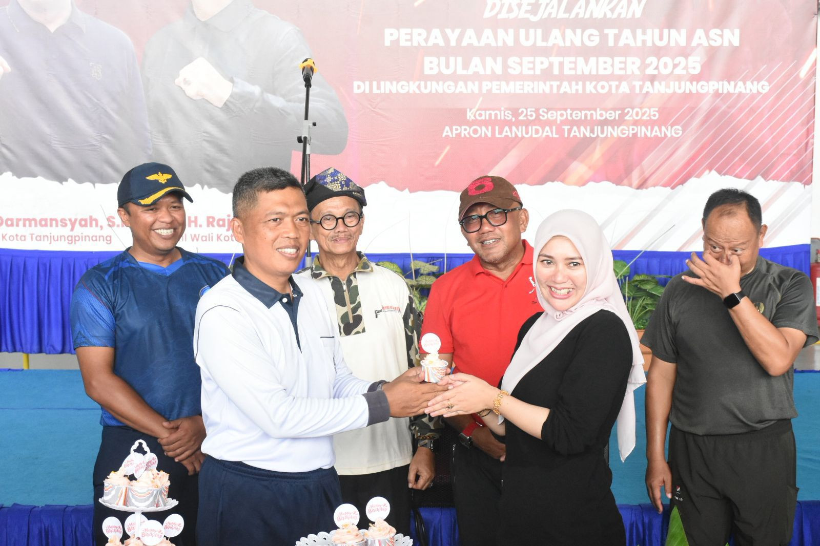 Danlanal Bintan Hadiri Acara Olahraga Bersama dan Ulang Tahun ASN Tahun 2025