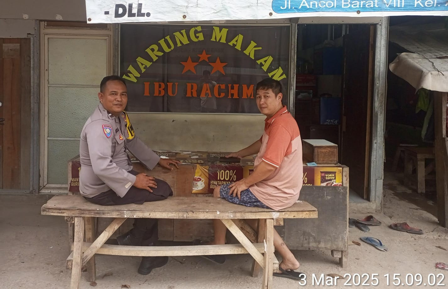 Bhabinkamtibmas Ancol Mediasi Kasus Penggelapan Uang Ekspedisi di Pademangan