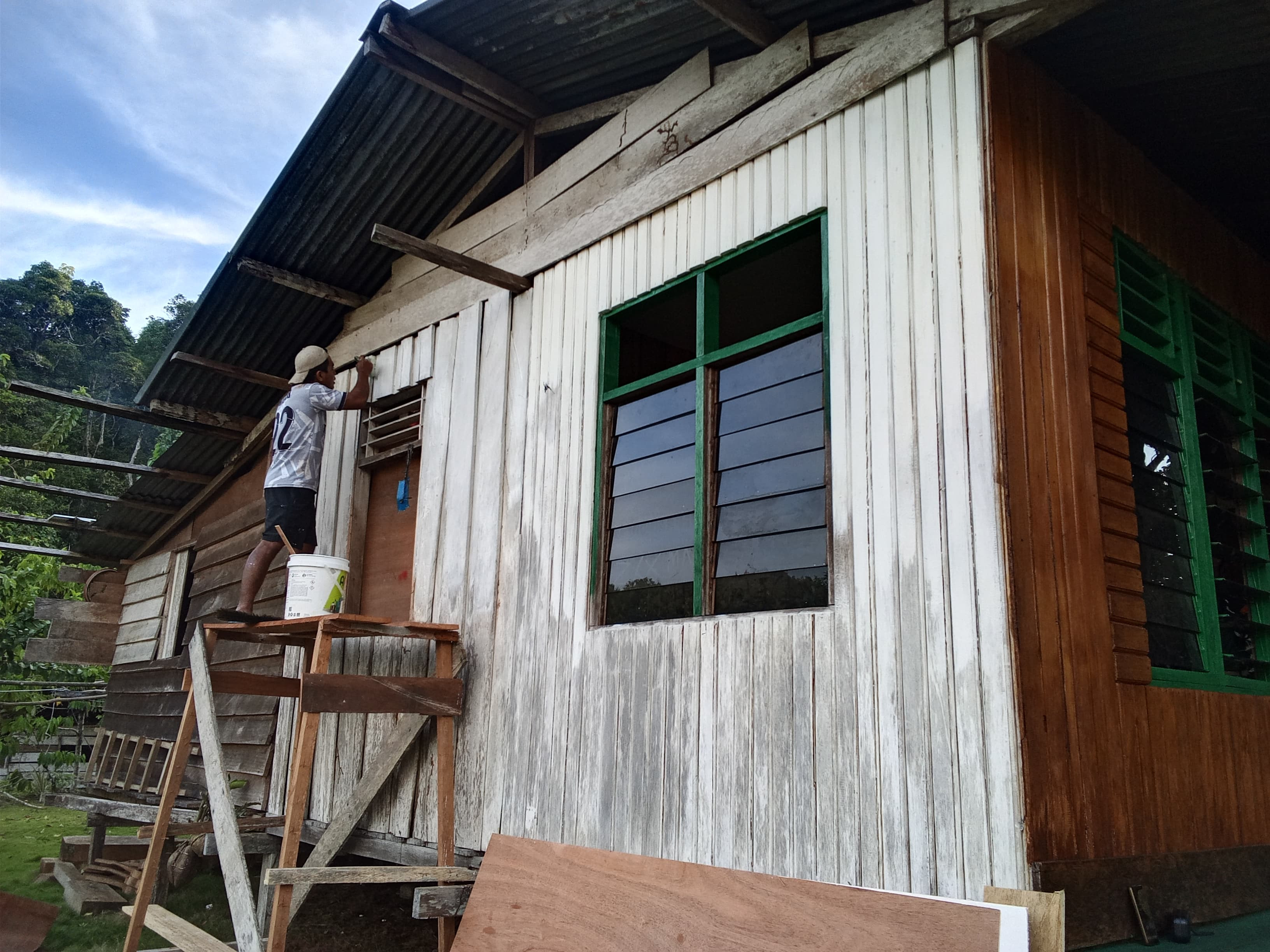 TMMD Ke-129 Kodim 1807/Sorong Selatan Mulai Wujudkan Rumah Layak Huni Bagi Masyarakat
