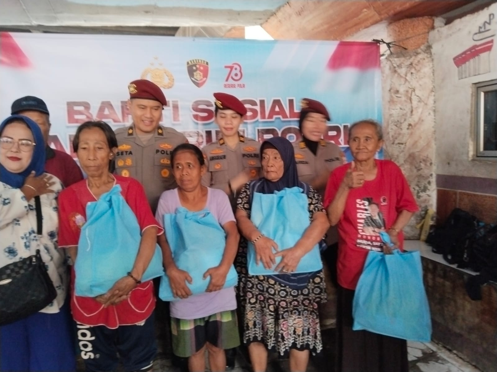Bakti Sosial Bareskrim Polri Warnai HUT Reserse ke-78 di Penjaringan