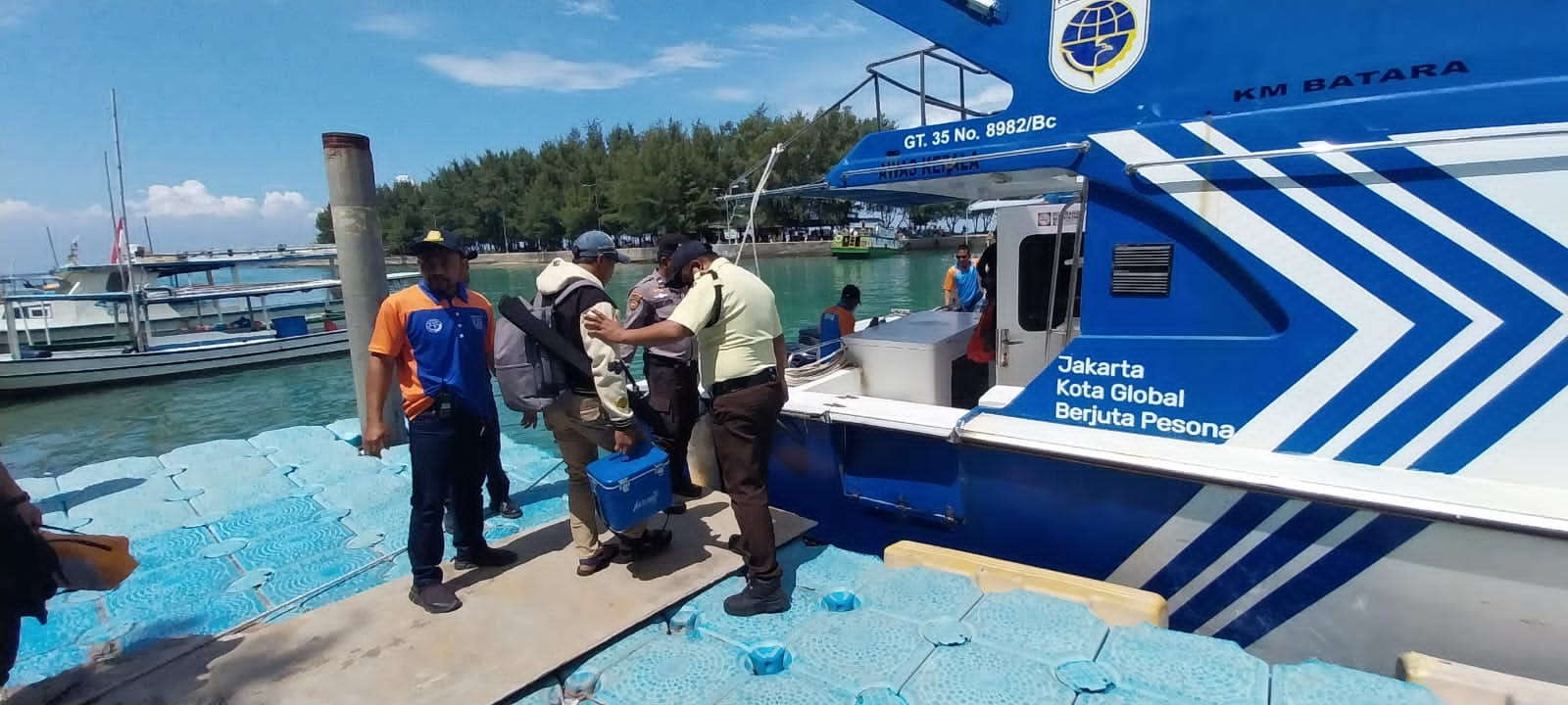 Polisi Dermaga Pulau, Wujudkan Rasa Aman Bagi Wisatawan