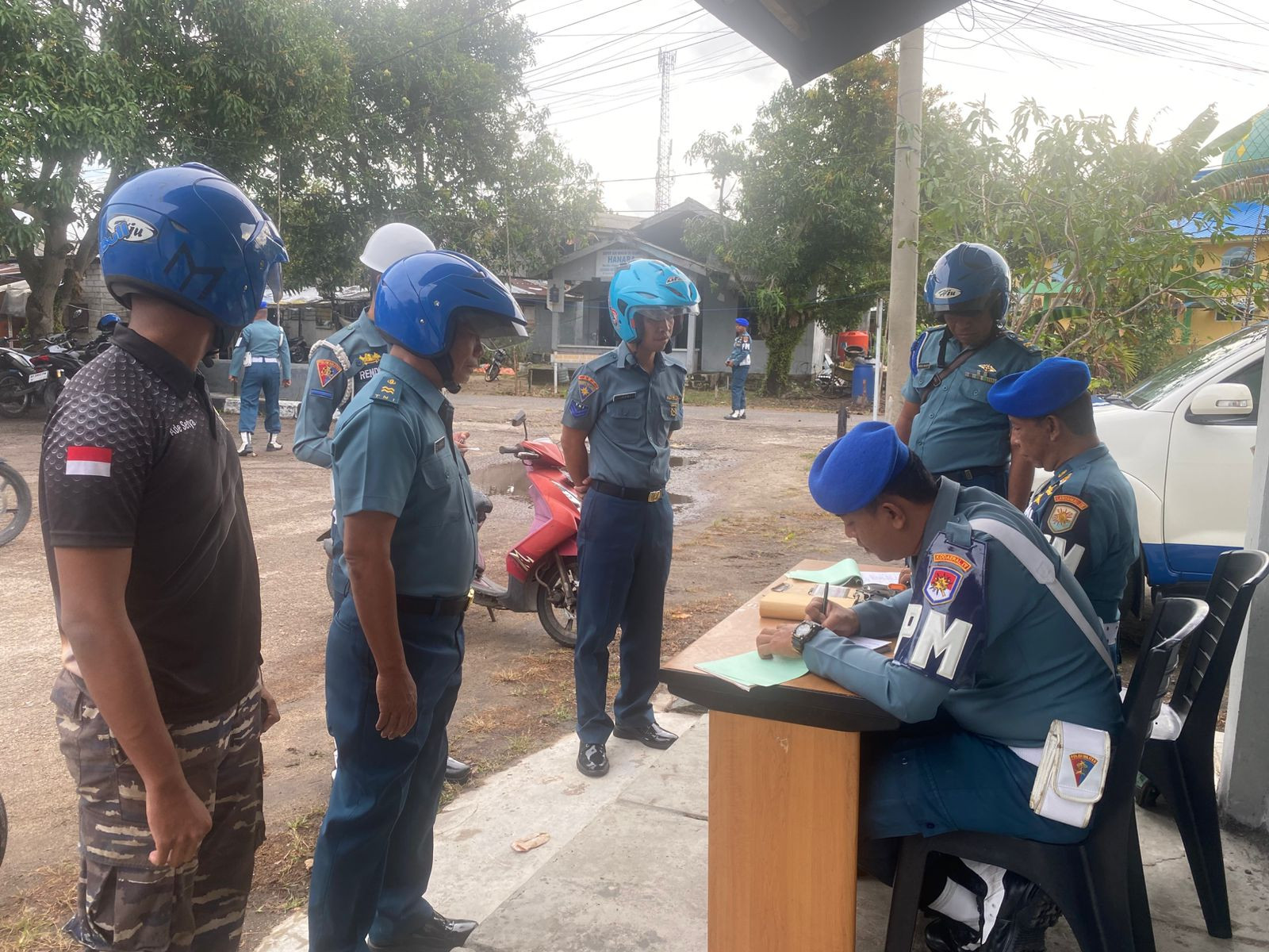 Pomal Lanal Bintan Gelar Operasi Penegakkan Ketertiban Secara Tegas dan Humanis