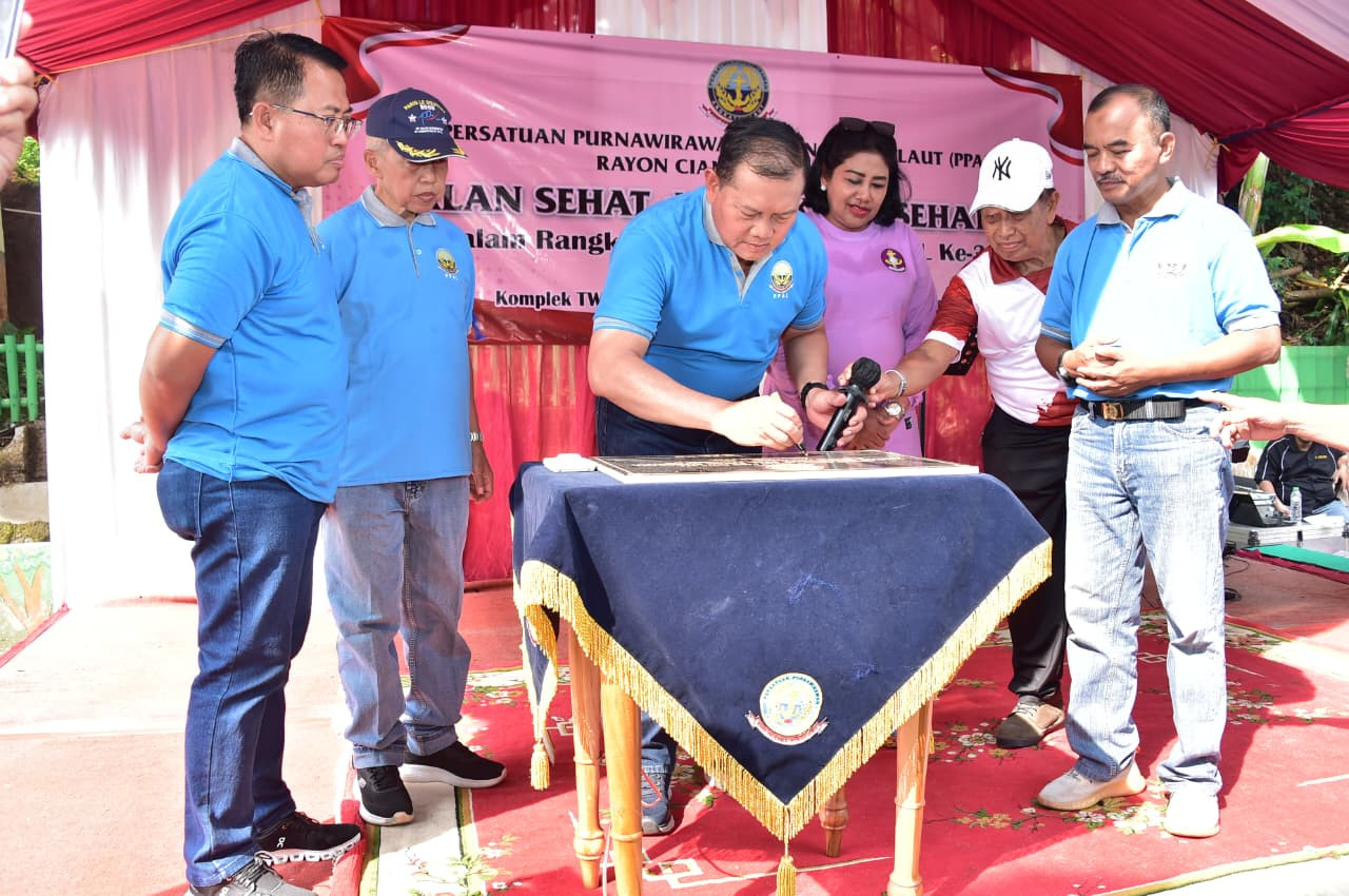 PPAL PUSAT Resmikan Rayon Ciangsana, Pererat Silaturahmi Dengan Olahraga Bersama Bakti Kesehatan