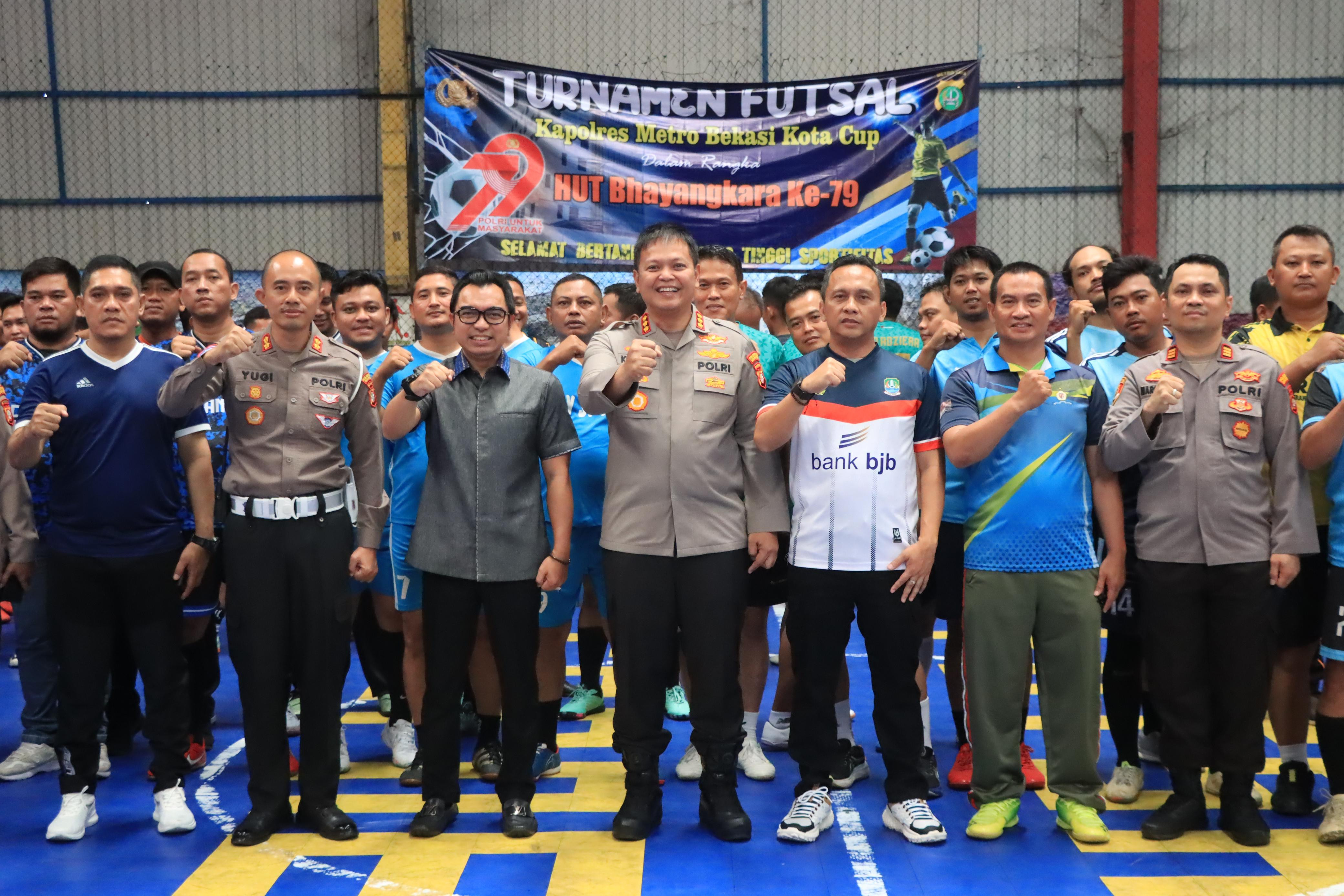 Turnamen Futsal Kapolres Cup 2025 Resmi Digelar di Medansatria "Wujud Kebersamaan dan Sinergi Antarintansi