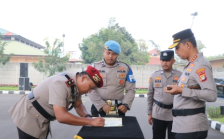 Polres Metro Tangerang Kota Gelar Sertijab 5 PJU, Ini Daftarnya