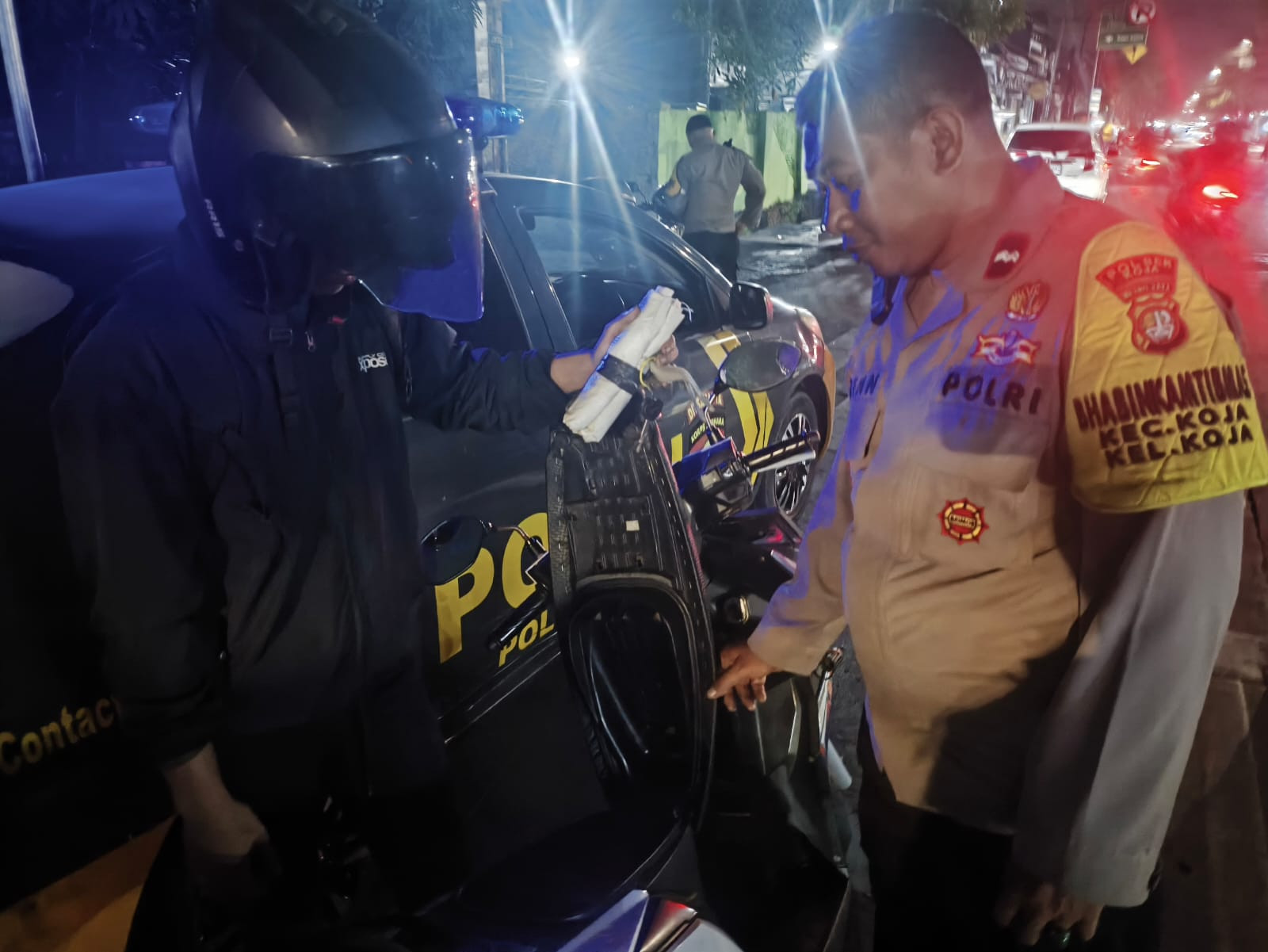 Polsek Koja Intensif Patroli KRYD, Cegah Tawuran dan Kejahatan Jalanan di Jakarta Utara