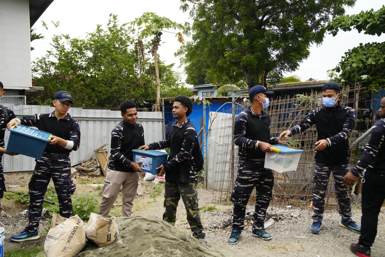 Satgas Port Visit 2026 Perkuat Diplomasi Militer Melalui Bakti Sosial Di Papua Nugini
