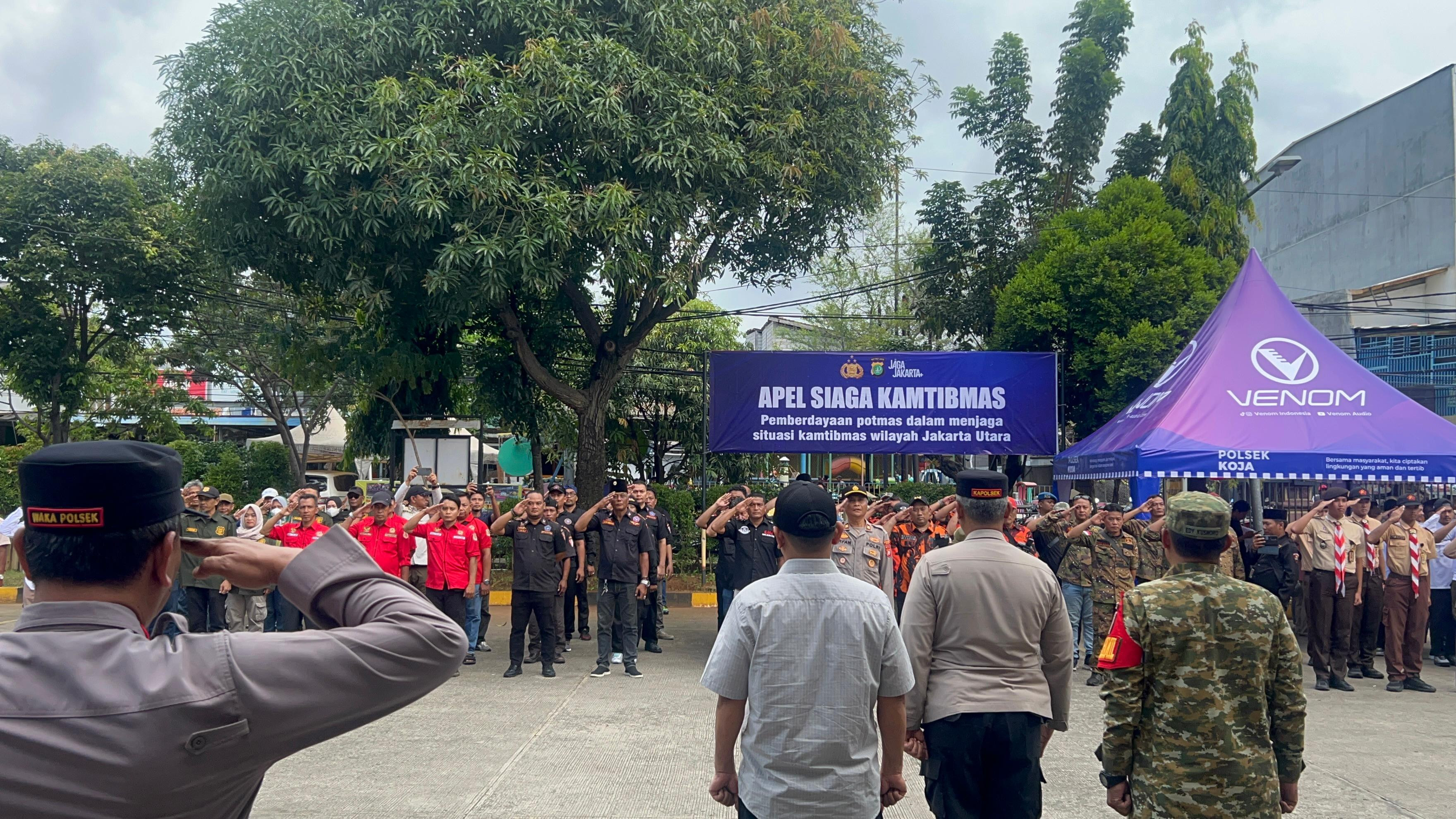 Apel Siaga Kamtibmas di Koja, Libatkan 207 Lebih Elemen Masyarakat Dukung Program Jaga Jakarta