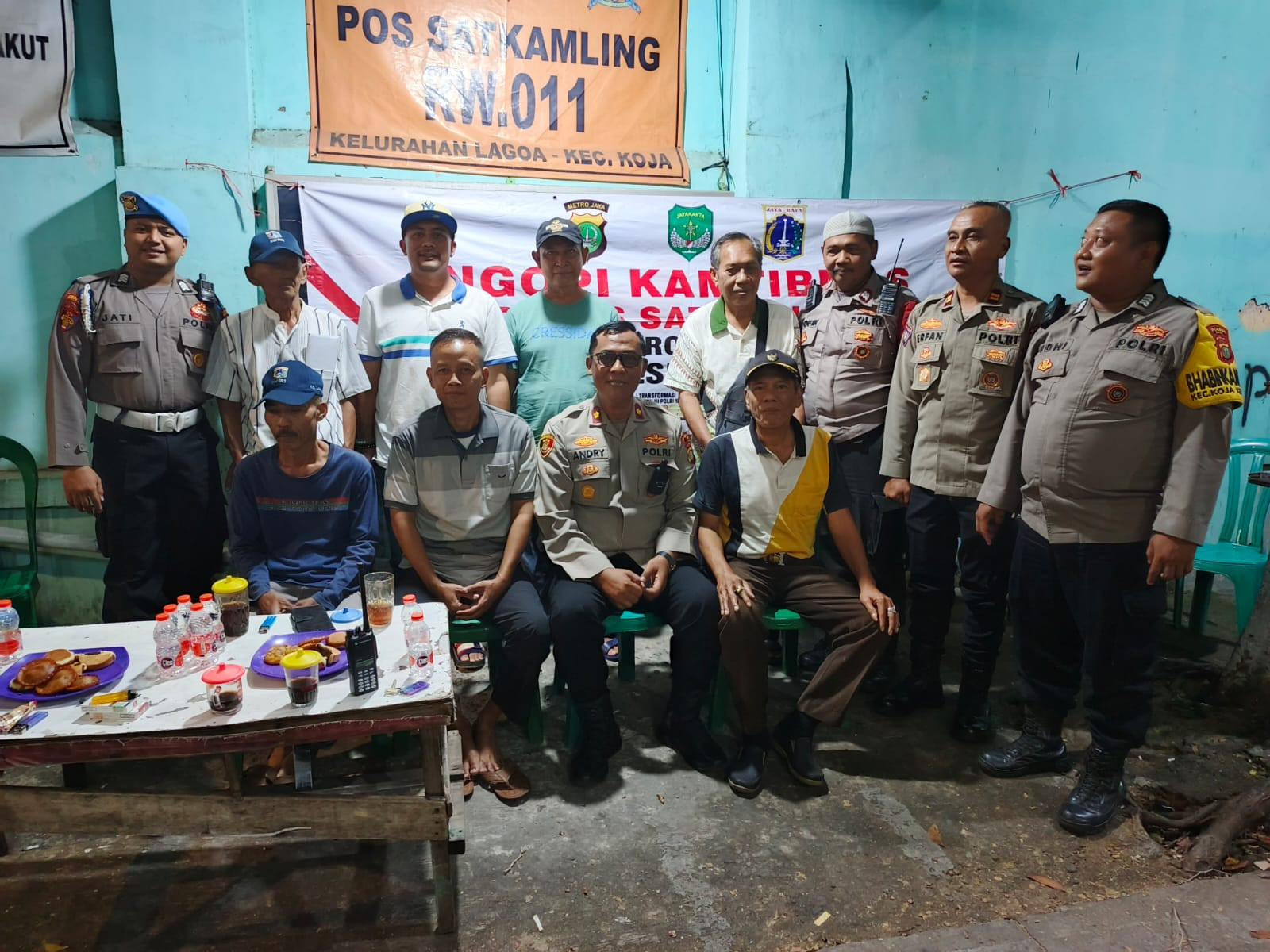 Kapolsek Koja Gencar Sosialisasikan Hotline 110 untuk Cegah Judi Online dan Narkoba