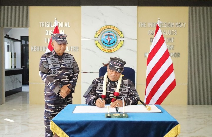 Lantamal I Sambut Kunjungan Kerja Pangkoarmada I dan Ketua Daerah Jalasenastri Armada I