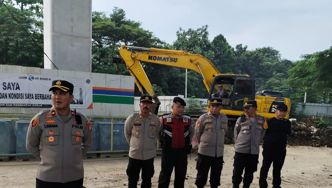 Pemuda Muslimin Indonesia Unjuk Rasa di PT Wijaya Karya Ancol, Polisi Pademangan Lakukan Pengamanan