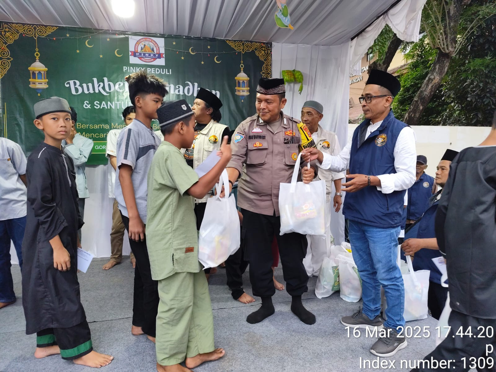 Hangatnya Kebersamaan di Buka Puasa dan Santunan Anak Yatim di Pademangan