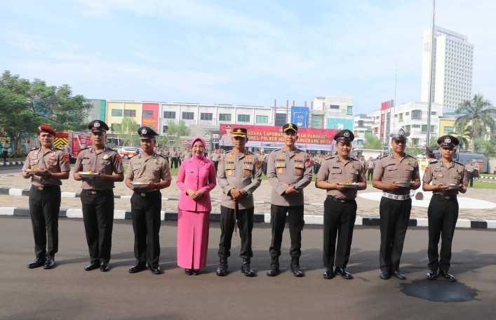 102 Anggota Polres Metro Tangerang Kota Peroleh Kenaikan Pangkat Periode 1 Juli 2025