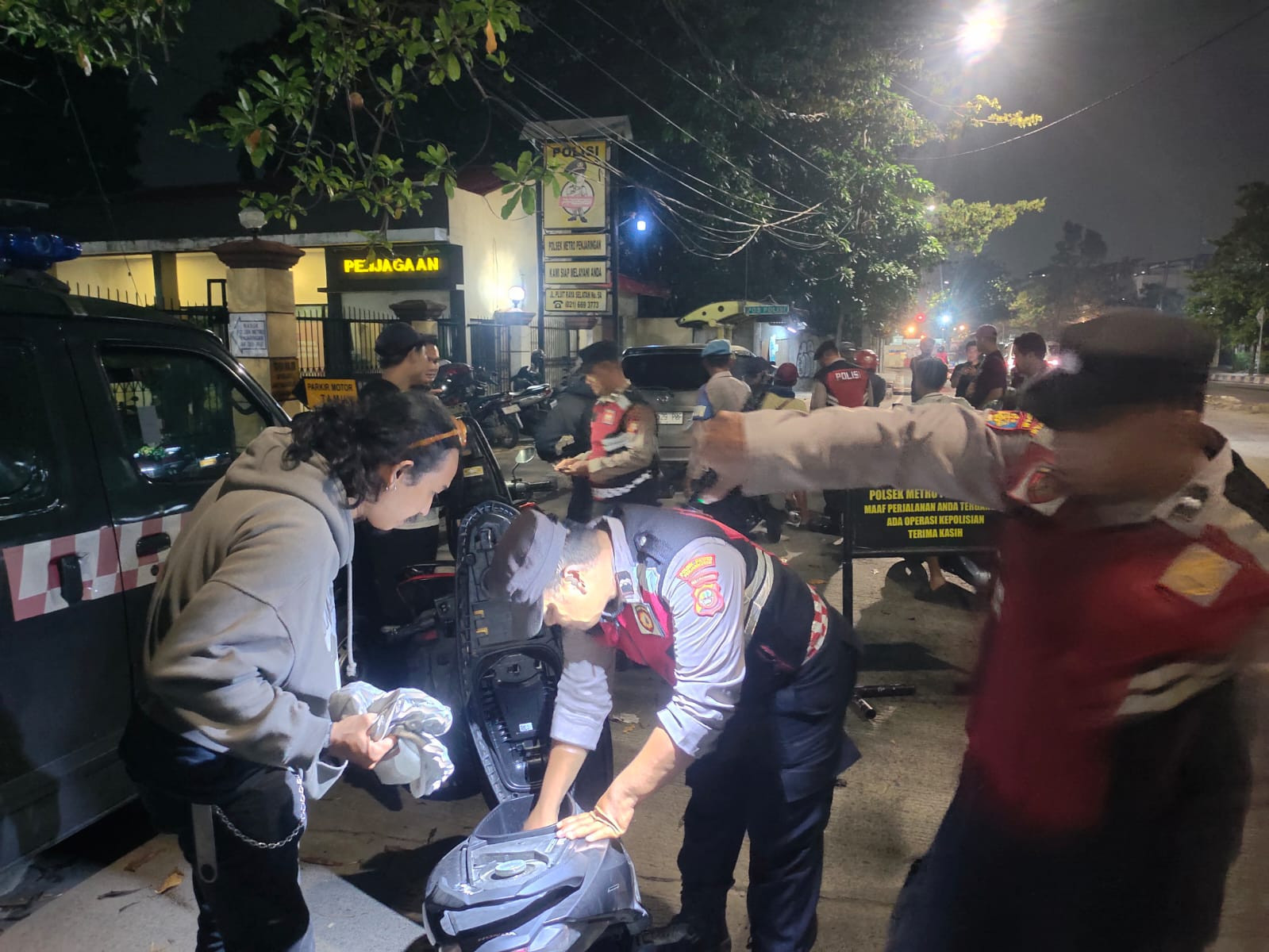 Jaga Jakarta, Polsek Metro Penjaringan Intensifkan KRYD Antisipasi Tawuran dan Kejahatan Jalanan