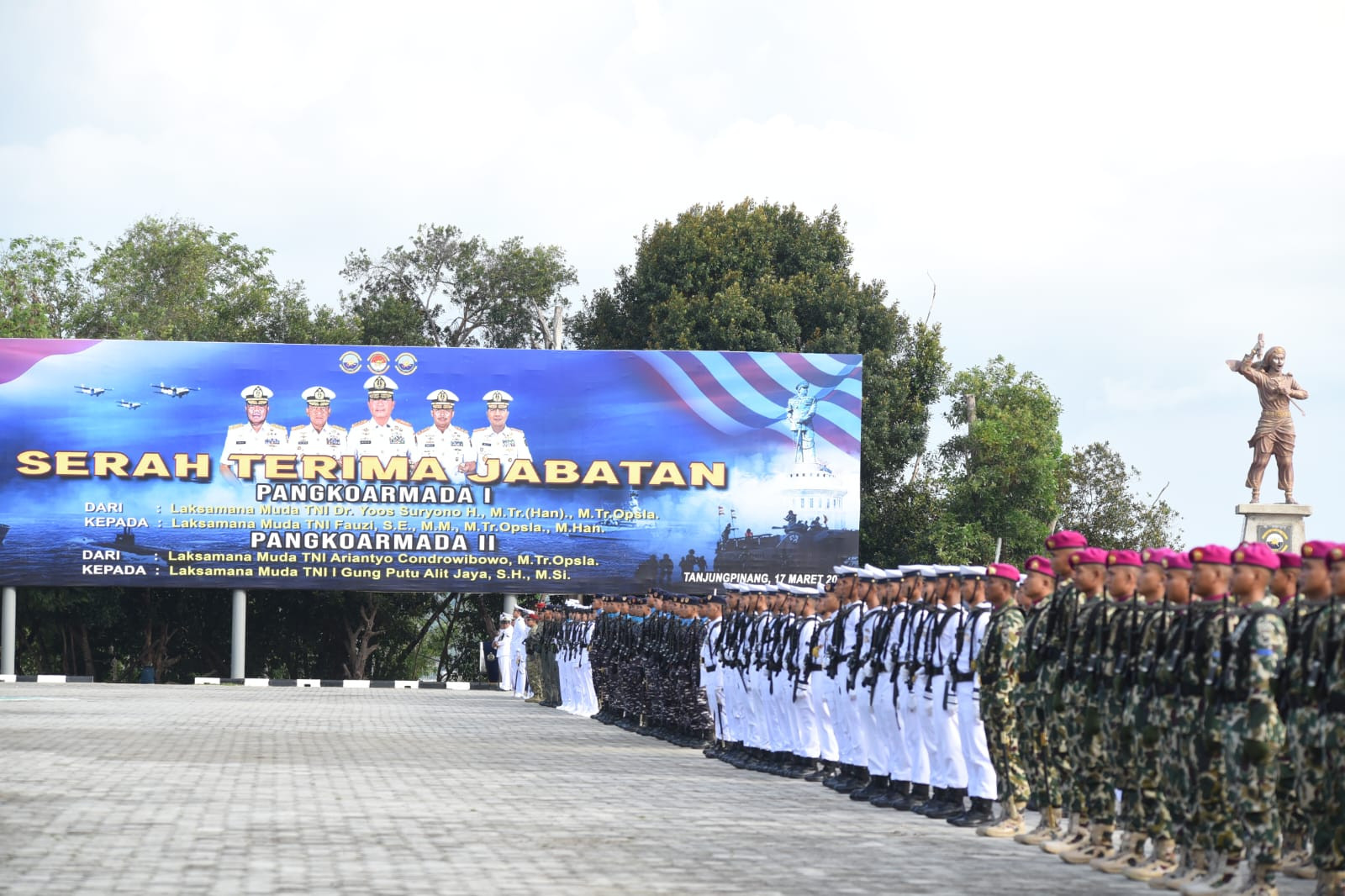 Danlantamal I Hadiri Sertijab Pangkoarmada I dan Pangkoarmada II