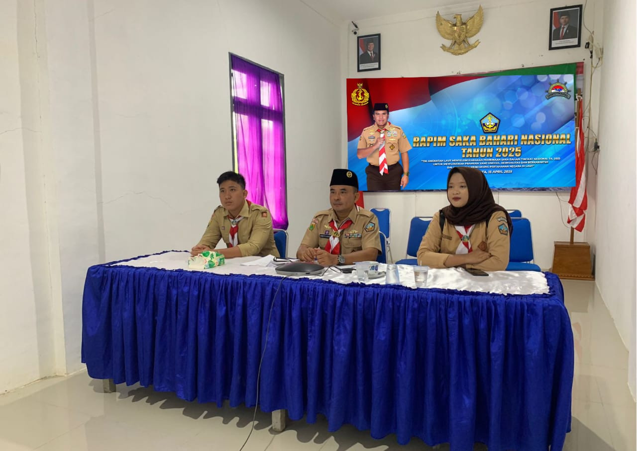 Lanal Simeulue Ikuti Rapat Pimpiman Saka Bahari Nasional TA. 2025