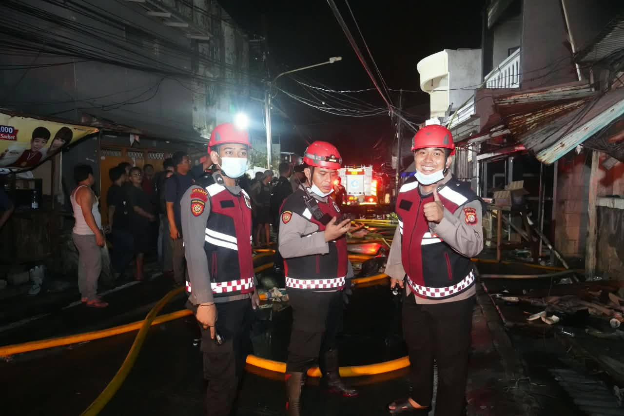 Kebakaran Hanguskan Sekitar 50 Bangunan di Kramat, Polisi Pastikan Tak Ada Korban Jiwa