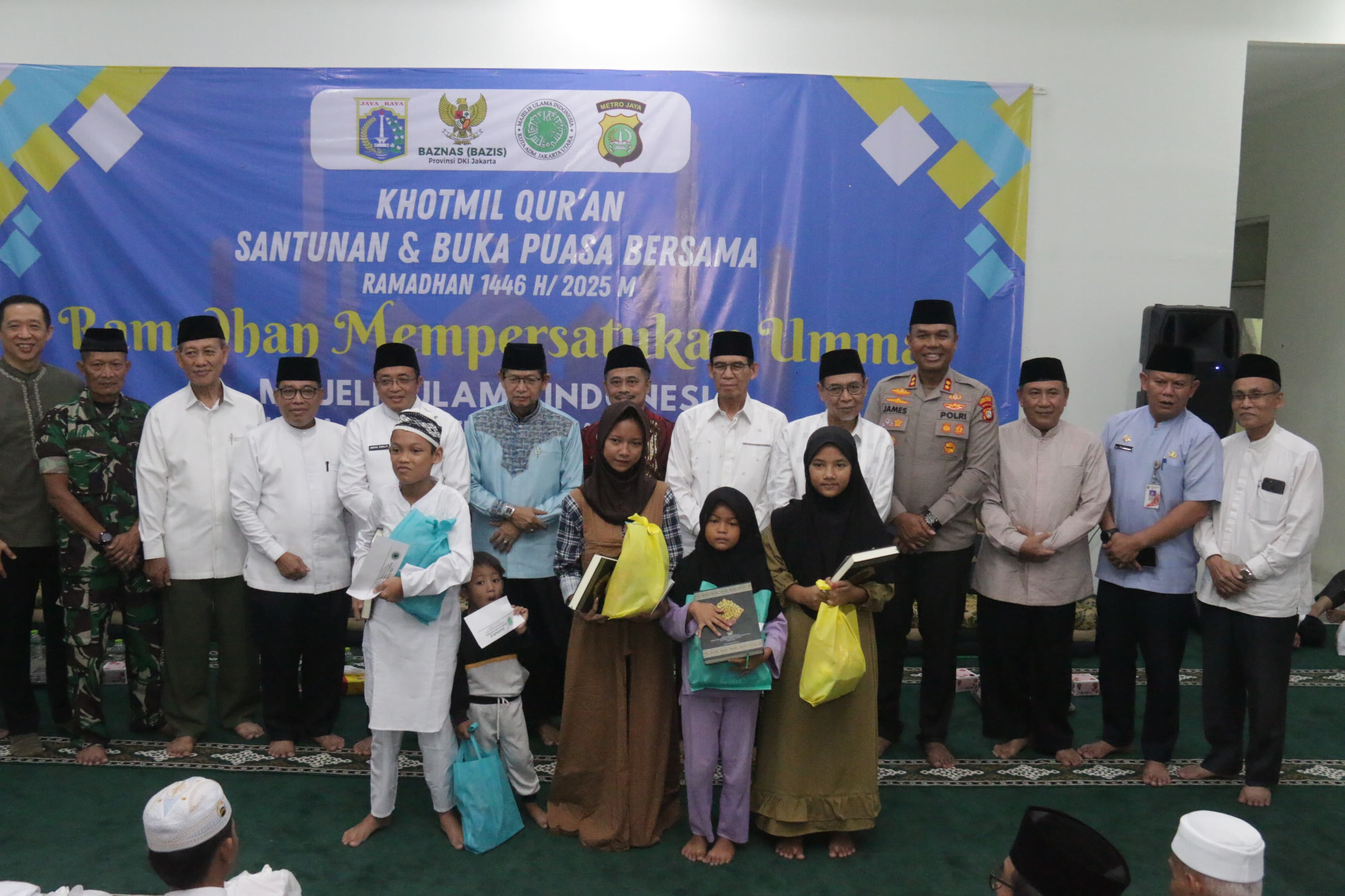 Wakapolres Metro Jakarta Utara Hadiri Gema Ramadhan 1446 H: Kebersamaan, Santunan, dan Buka Puasa Bersama