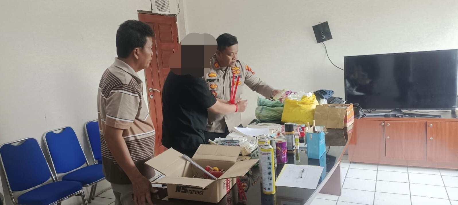 Polsek Pakuhaji Bongkar Sindikat Uang Palsu, Rp68,57 Juta Uang Siap Edar dan Peralatan Produksi Disita