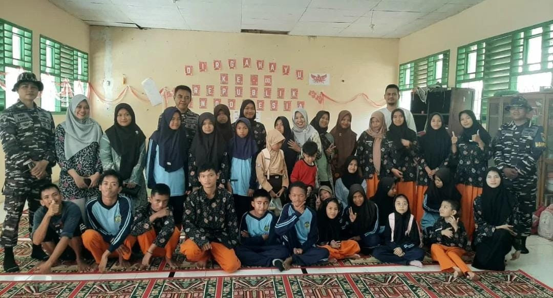 Posal Seluma Jajaran Lanal Bengkulu Peduli Pendidikan, Gelar Bakti Teritorial Prima di SLB Negeri 1 Seluma